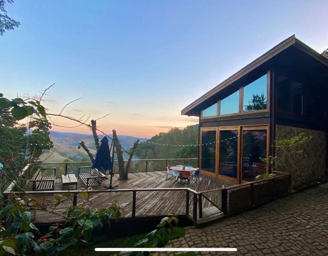 Casa De Vidro Com Vista Mantiqueira - Com Cafe E Staff Villa Campos do Jordão Kültér fotó