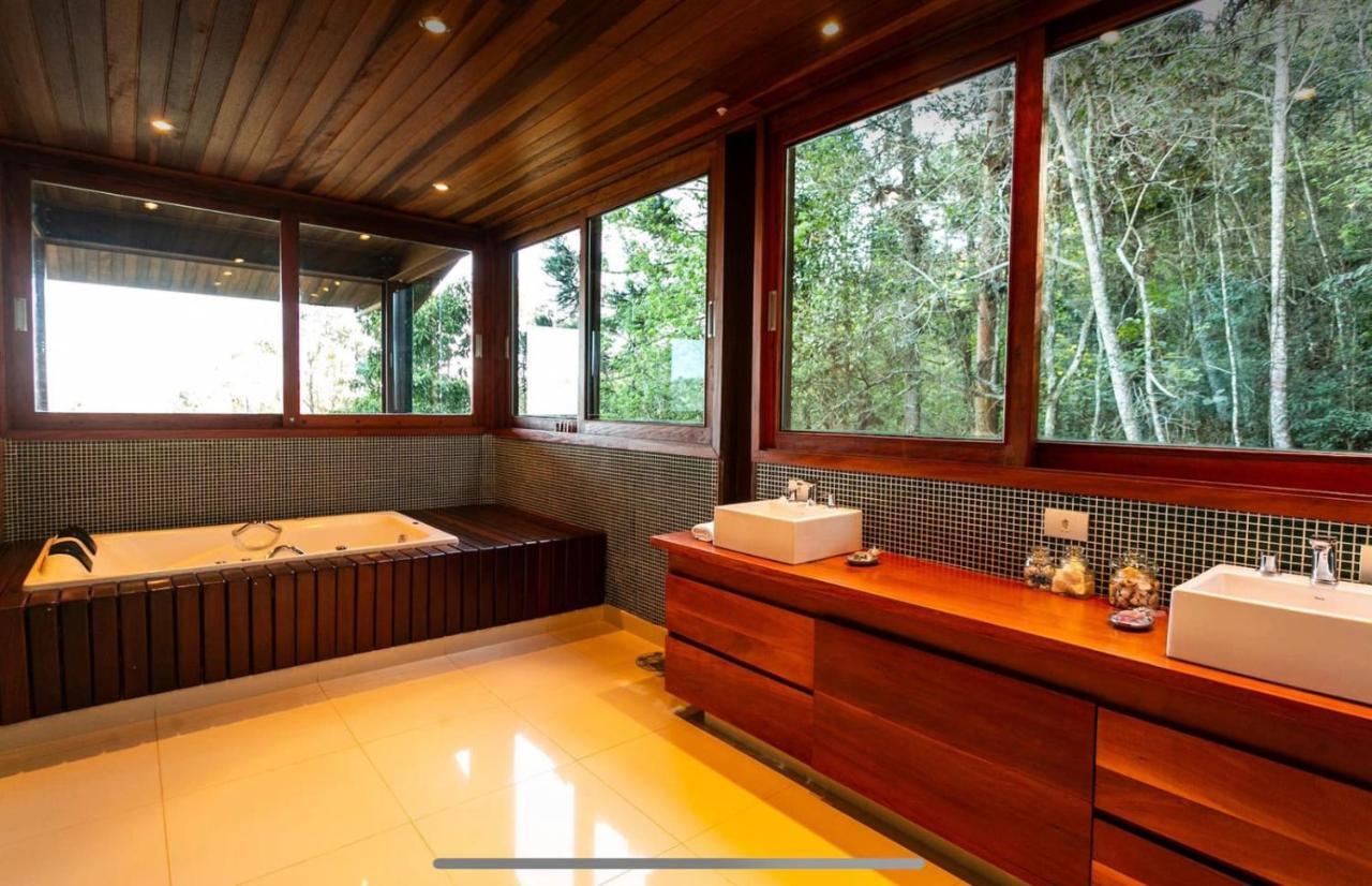 Casa De Vidro Com Vista Mantiqueira - Com Cafe E Staff Villa Campos do Jordão Kültér fotó