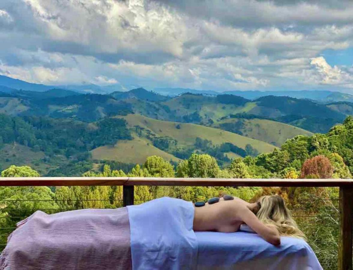 Casa De Vidro Com Vista Mantiqueira - Com Cafe E Staff Villa Campos do Jordão Kültér fotó