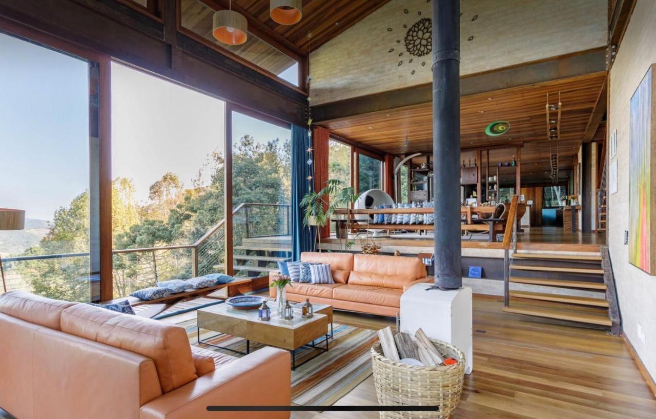 Casa De Vidro Com Vista Mantiqueira - Com Cafe E Staff Villa Campos do Jordão Kültér fotó