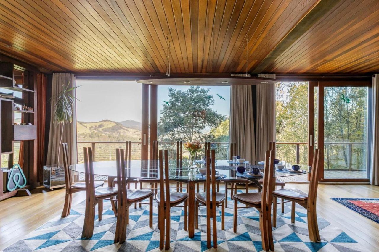 Casa De Vidro Com Vista Mantiqueira - Com Cafe E Staff Villa Campos do Jordão Kültér fotó