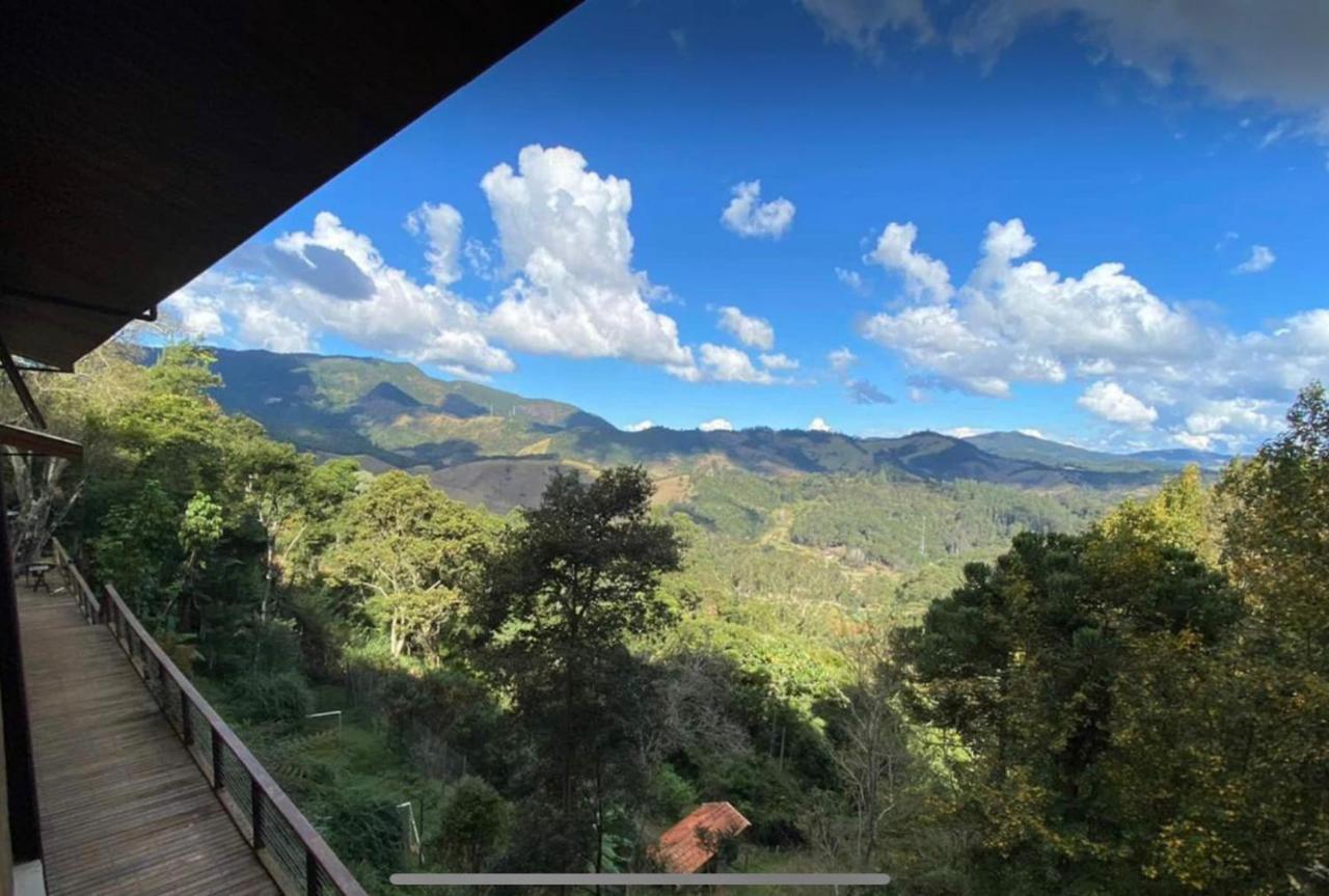 Casa De Vidro Com Vista Mantiqueira - Com Cafe E Staff Villa Campos do Jordão Kültér fotó